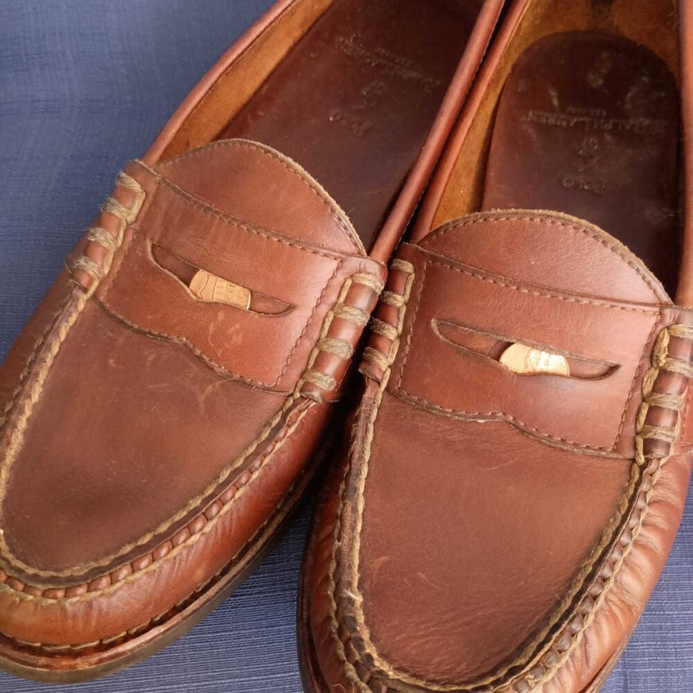 Polo  Leather loafers